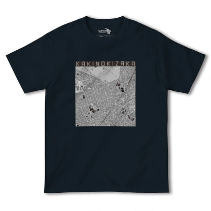 【柿の木坂（東京都）】地図柄ヘビーウェイトTシャツ