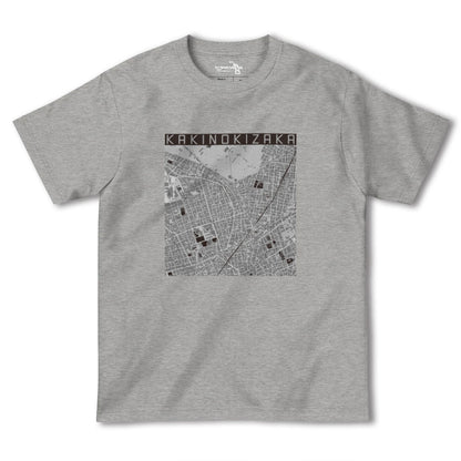 【柿の木坂（東京都）】地図柄ヘビーウェイトTシャツ