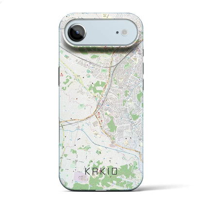 【柿生（神奈川県）】地図柄iPhoneケース（バックカバータイプ）