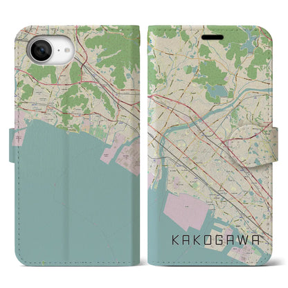 【加古川（兵庫県）】地図柄iPhoneケース（手帳タイプ）