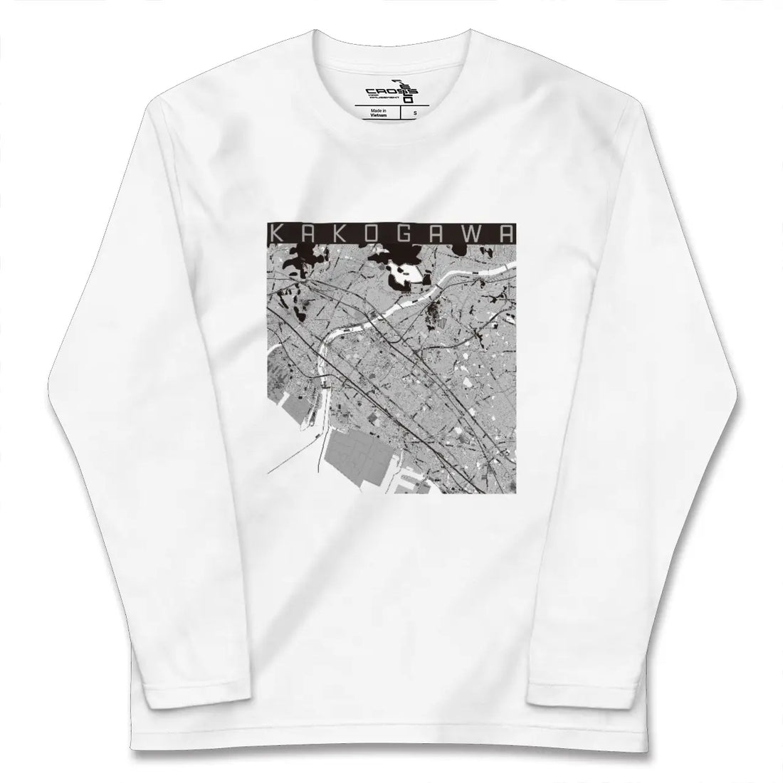 【加古川（兵庫県）】地図柄ロングスリーブTシャツ