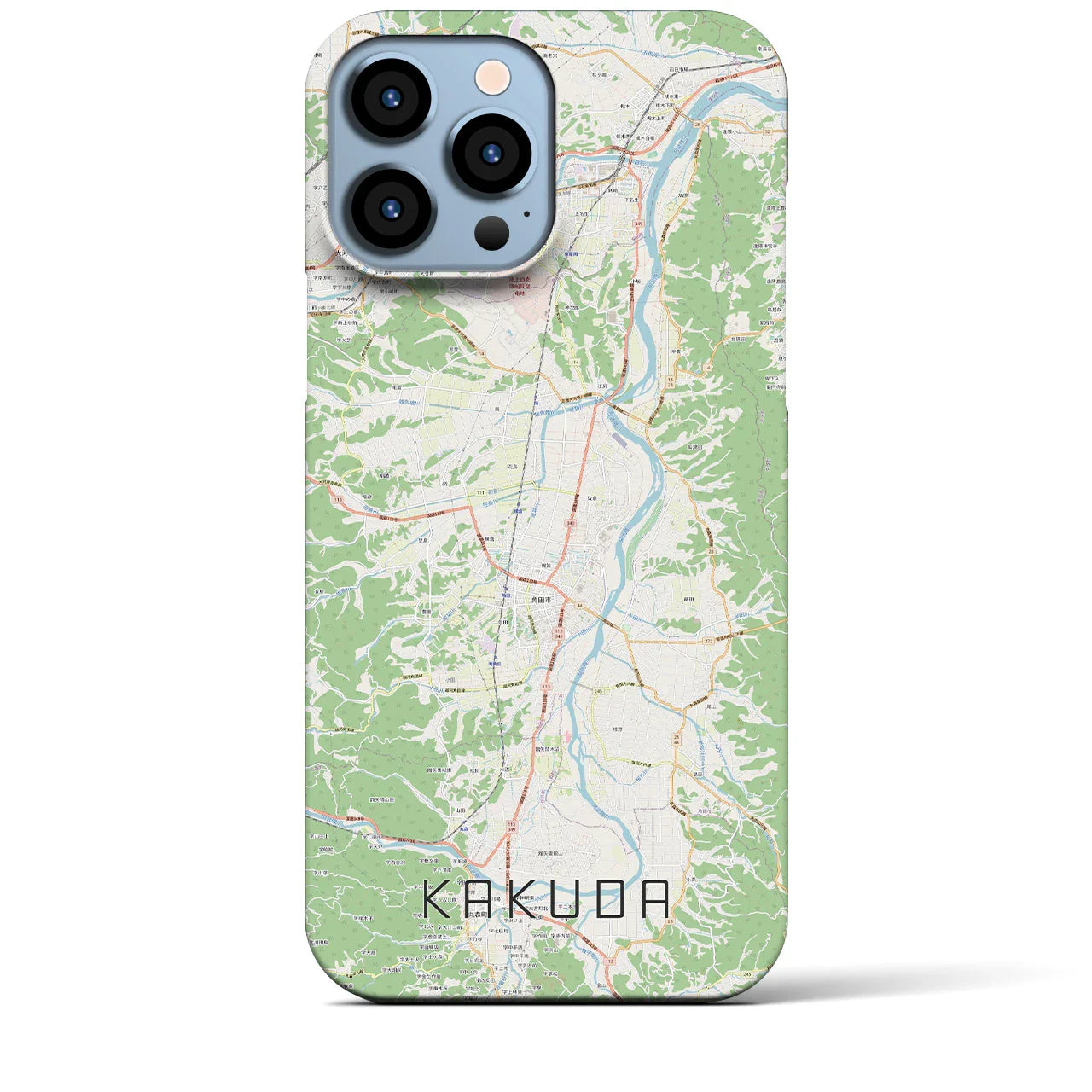 【角田（宮城県）】地図柄iPhoneケース（バックカバータイプ）