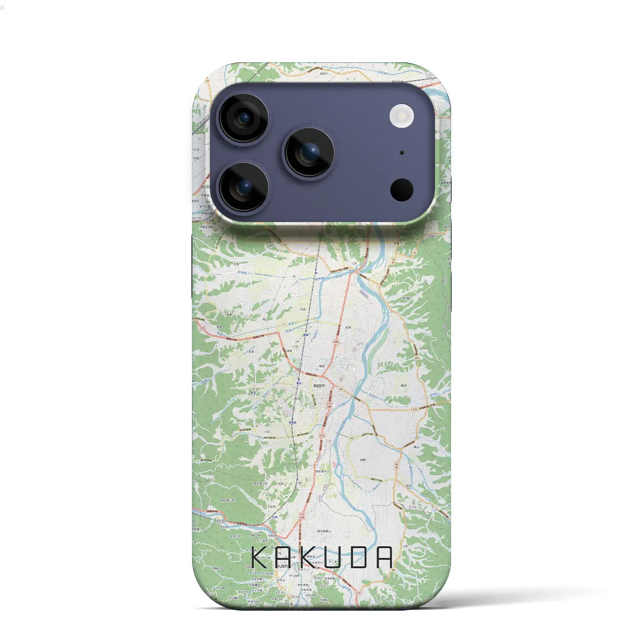 【角田（宮城県）】地図柄iPhoneケース（バックカバータイプ）