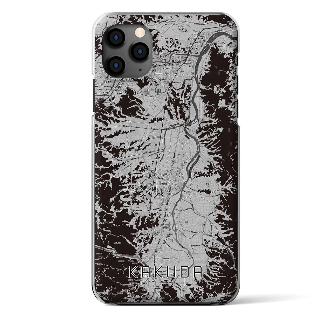 【角田（宮城県）】地図柄iPhoneケース（クリアタイプ）