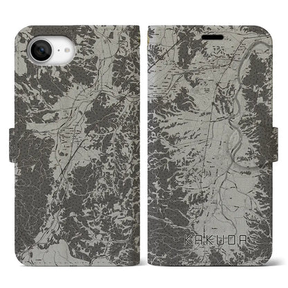 【角田（宮城県）】地図柄iPhoneケース（手帳タイプ）