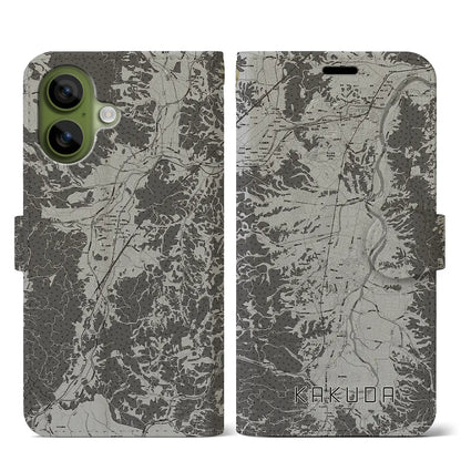 【角田（宮城県）】地図柄iPhoneケース（手帳タイプ）