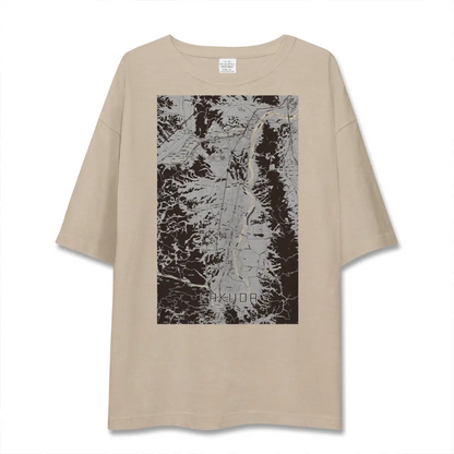 【角田（宮城県）】地図柄ビッグシルエットTシャツ