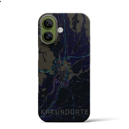 【角館（秋田県）】地図柄iPhoneケース（バックカバータイプ）