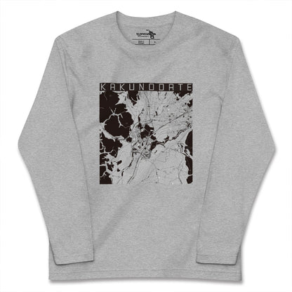 【角館（秋田県）】地図柄ロングスリーブTシャツ