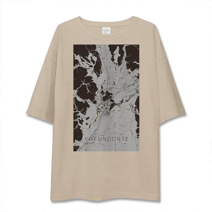【角館（秋田県）】地図柄ビッグシルエットTシャツ
