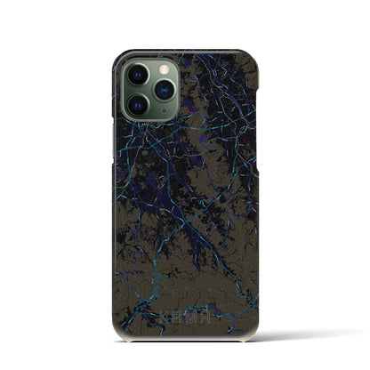 【嘉麻（福岡県）】地図柄iPhoneケース（バックカバータイプ）