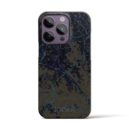 【嘉麻（福岡県）】地図柄iPhoneケース（バックカバータイプ）