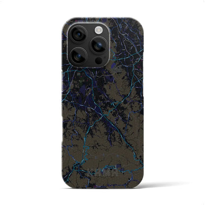 【嘉麻（福岡県）】地図柄iPhoneケース（バックカバータイプ）