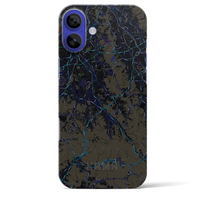 【嘉麻（福岡県）】地図柄iPhoneケース（バックカバータイプ）