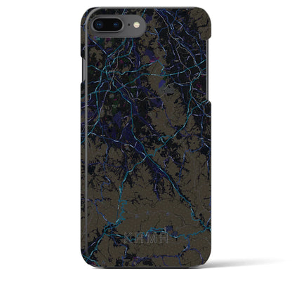 【嘉麻（福岡県）】地図柄iPhoneケース（バックカバータイプ）