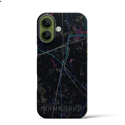 【鎌ケ谷（千葉県）】地図柄iPhoneケース（バックカバータイプ）