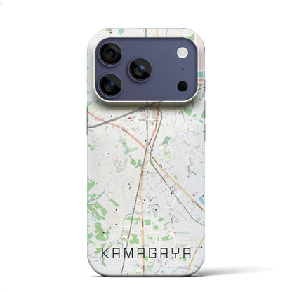 【鎌ケ谷（千葉県）】地図柄iPhoneケース（バックカバータイプ）