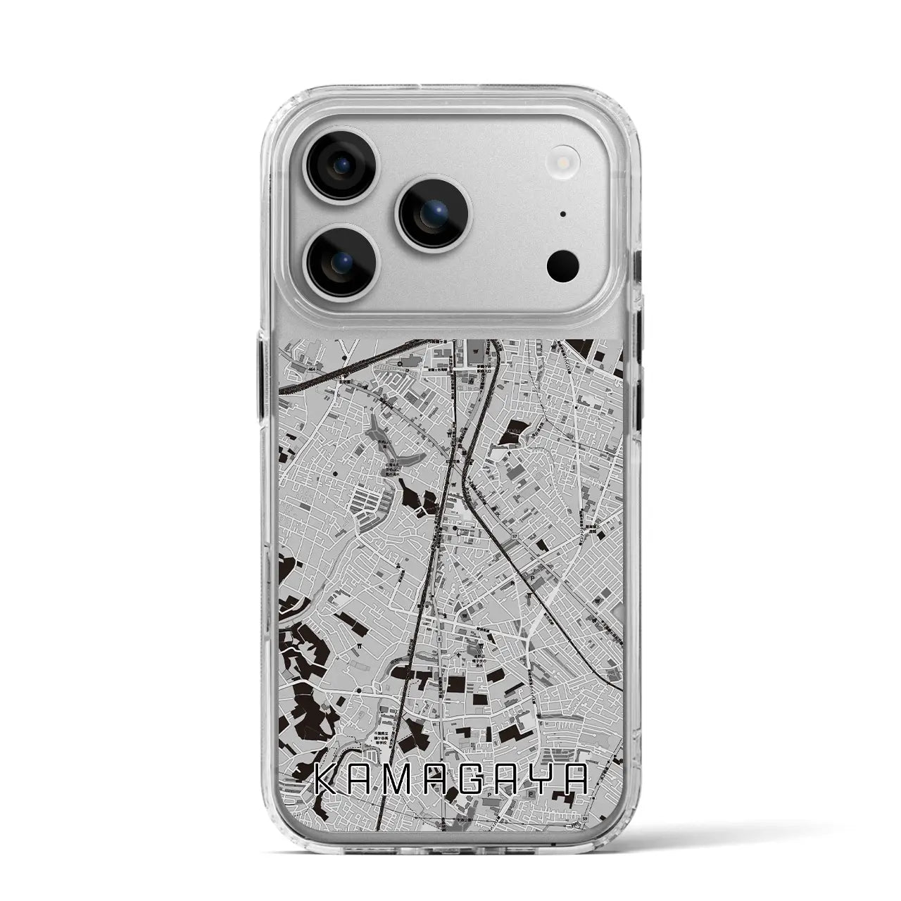 【鎌ケ谷（千葉県）】地図柄iPhoneケース（MagSafeタイプ）