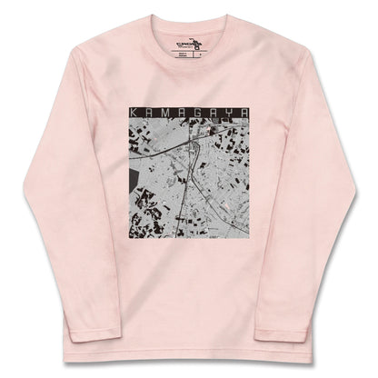 【鎌ケ谷（千葉県）】地図柄ロングスリーブTシャツ