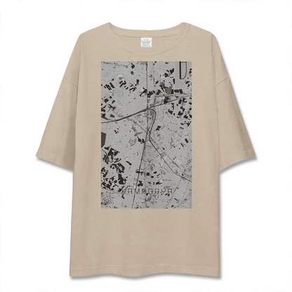 【鎌ケ谷（千葉県）】地図柄ビッグシルエットTシャツ