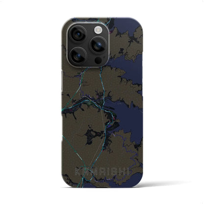 【釜石（岩手県）】地図柄iPhoneケース（バックカバータイプ）