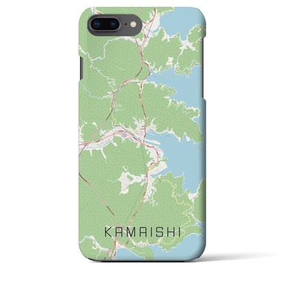 【釜石（岩手県）】地図柄iPhoneケース（バックカバータイプ）