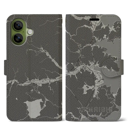 【釜石（岩手県）】地図柄iPhoneケース（手帳タイプ）