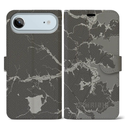 【釜石（岩手県）】地図柄iPhoneケース（手帳タイプ）