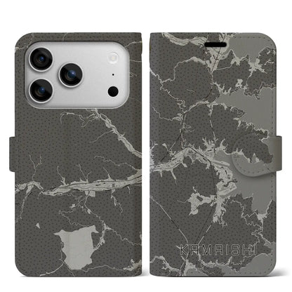 【釜石（岩手県）】地図柄iPhoneケース（手帳タイプ）