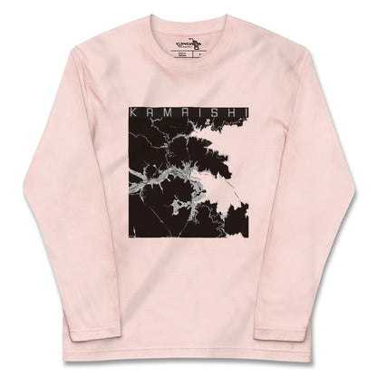【釜石（岩手県）】地図柄ロングスリーブTシャツ