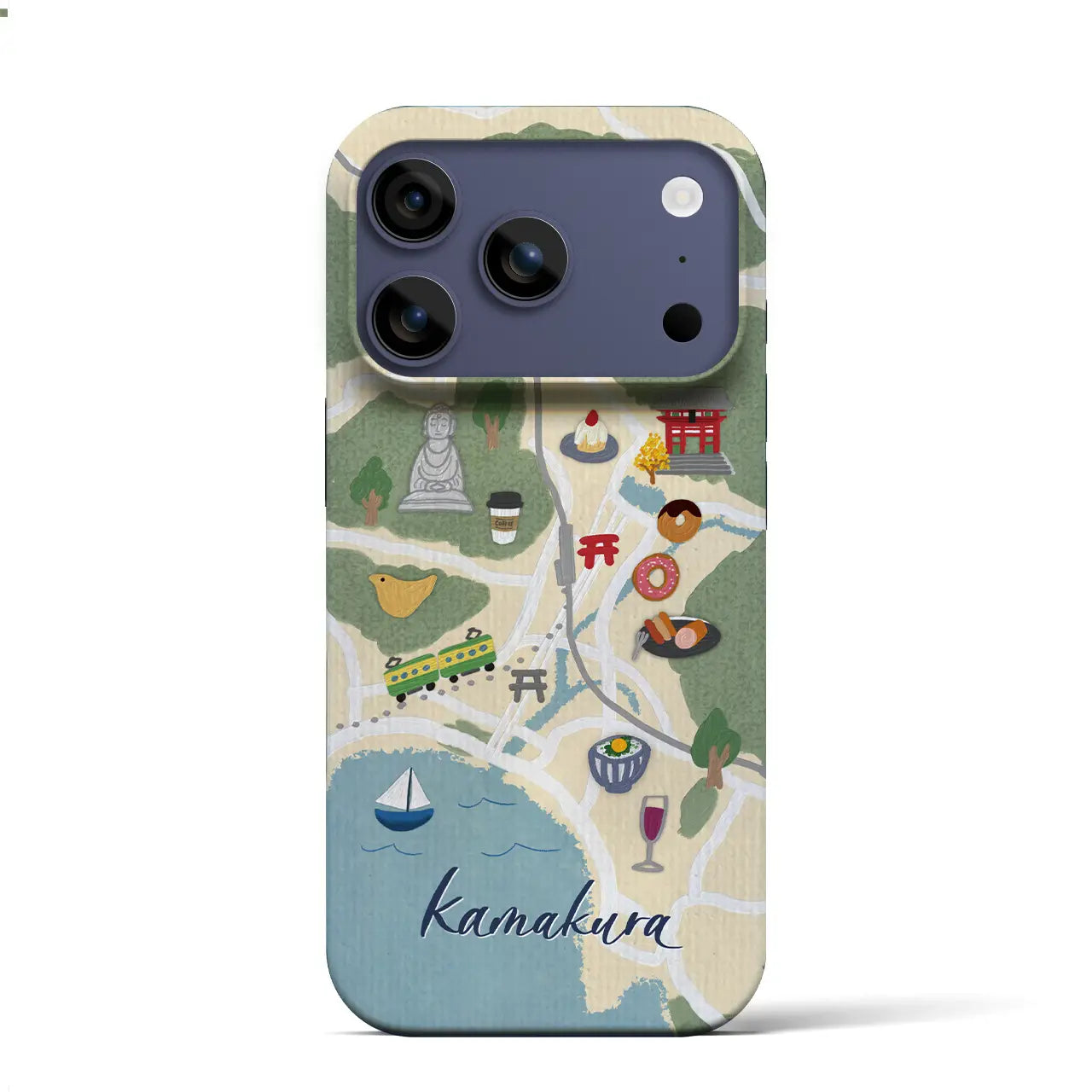 【鎌倉】Walk &amp; Eat iPhoneケース（バックカバータイプ）