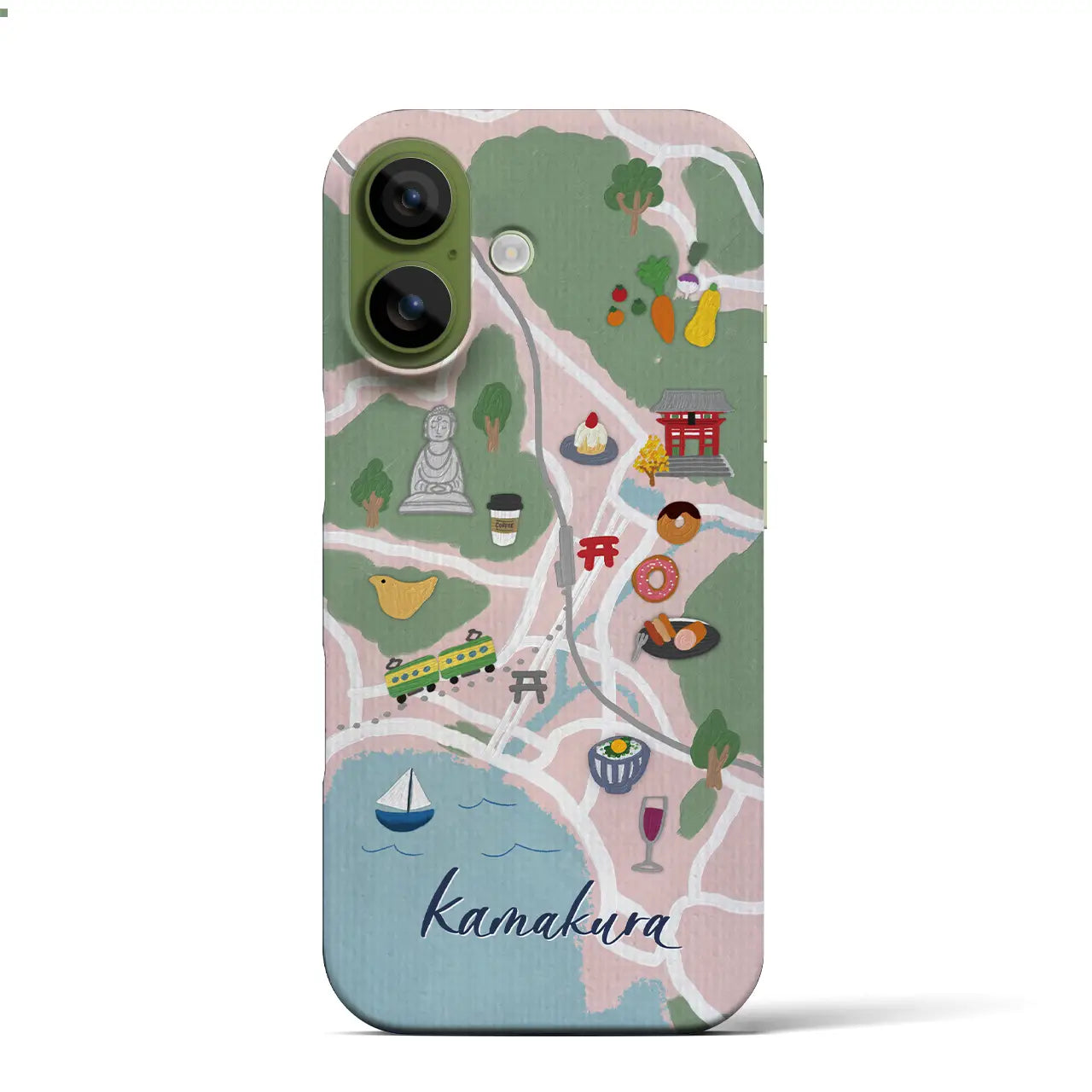 【鎌倉】Walk &amp; Eat iPhoneケース（バックカバータイプ）