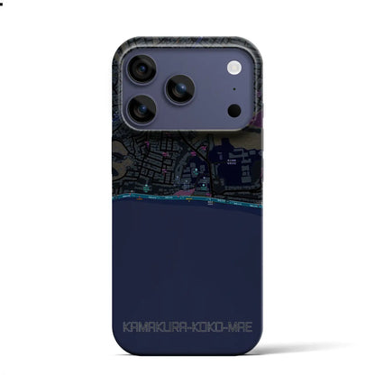 【鎌倉高校前（神奈川県）】地図柄iPhoneケース（バックカバータイプ）