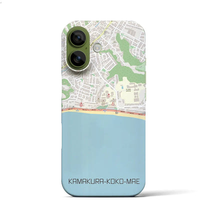 【鎌倉高校前（神奈川県）】地図柄iPhoneケース（バックカバータイプ）