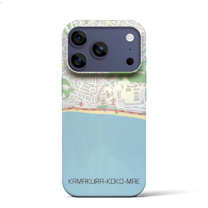 【鎌倉高校前（神奈川県）】地図柄iPhoneケース（バックカバータイプ）