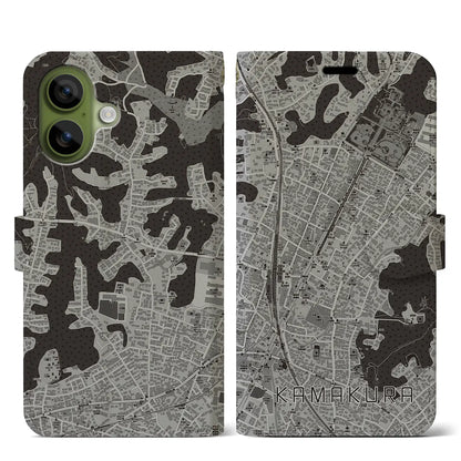 【鎌倉2（神奈川県）】地図柄iPhoneケース（手帳タイプ）