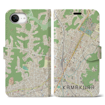 【鎌倉2（神奈川県）】地図柄iPhoneケース（手帳タイプ）