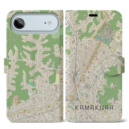 【鎌倉2（神奈川県）】地図柄iPhoneケース（手帳タイプ）