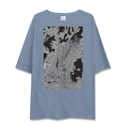 【鎌倉2（神奈川県）】地図柄ビッグシルエットTシャツ