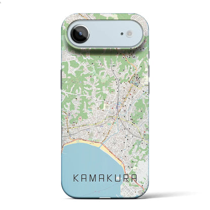 【鎌倉（神奈川県）】地図柄iPhoneケース（バックカバータイプ）