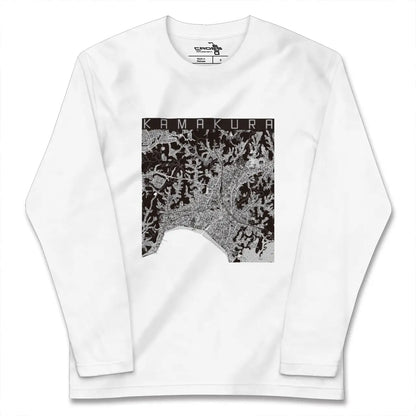 【鎌倉（神奈川県）】地図柄ロングスリーブTシャツ