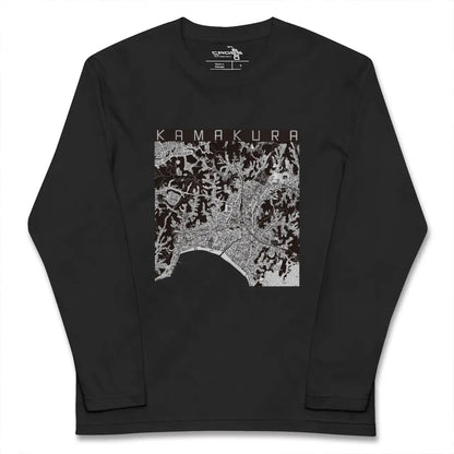 【鎌倉（神奈川県）】地図柄ロングスリーブTシャツ