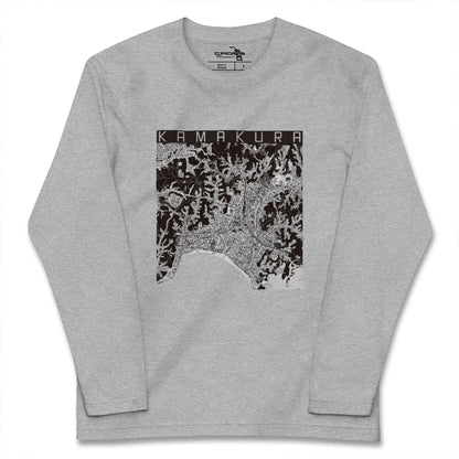【鎌倉（神奈川県）】地図柄ロングスリーブTシャツ