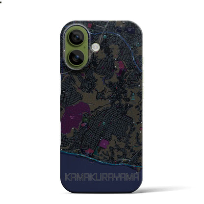 【鎌倉山（神奈川県）】地図柄iPhoneケース（バックカバータイプ）