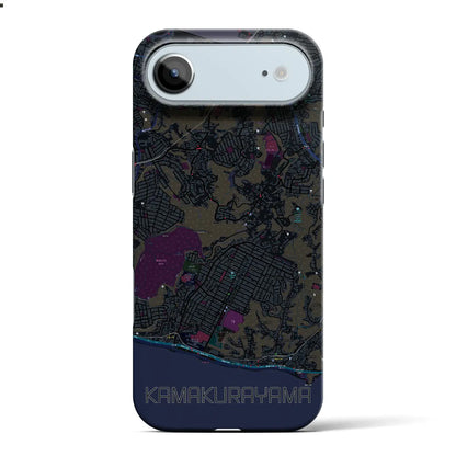 【鎌倉山（神奈川県）】地図柄iPhoneケース（バックカバータイプ）