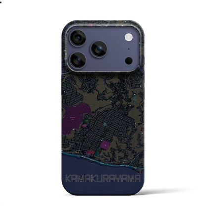 【鎌倉山（神奈川県）】地図柄iPhoneケース（バックカバータイプ）