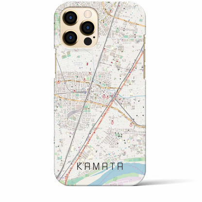 【蒲田（東京都）】地図柄iPhoneケース（バックカバータイプ）