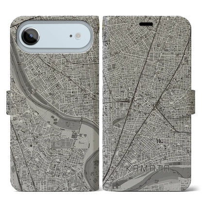 【蒲田（東京都）】地図柄iPhoneケース（手帳タイプ）