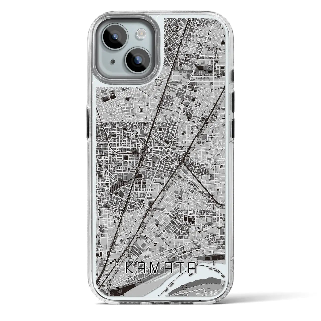 【蒲田（東京都）】地図柄iPhoneケース（MagSafeタイプ）