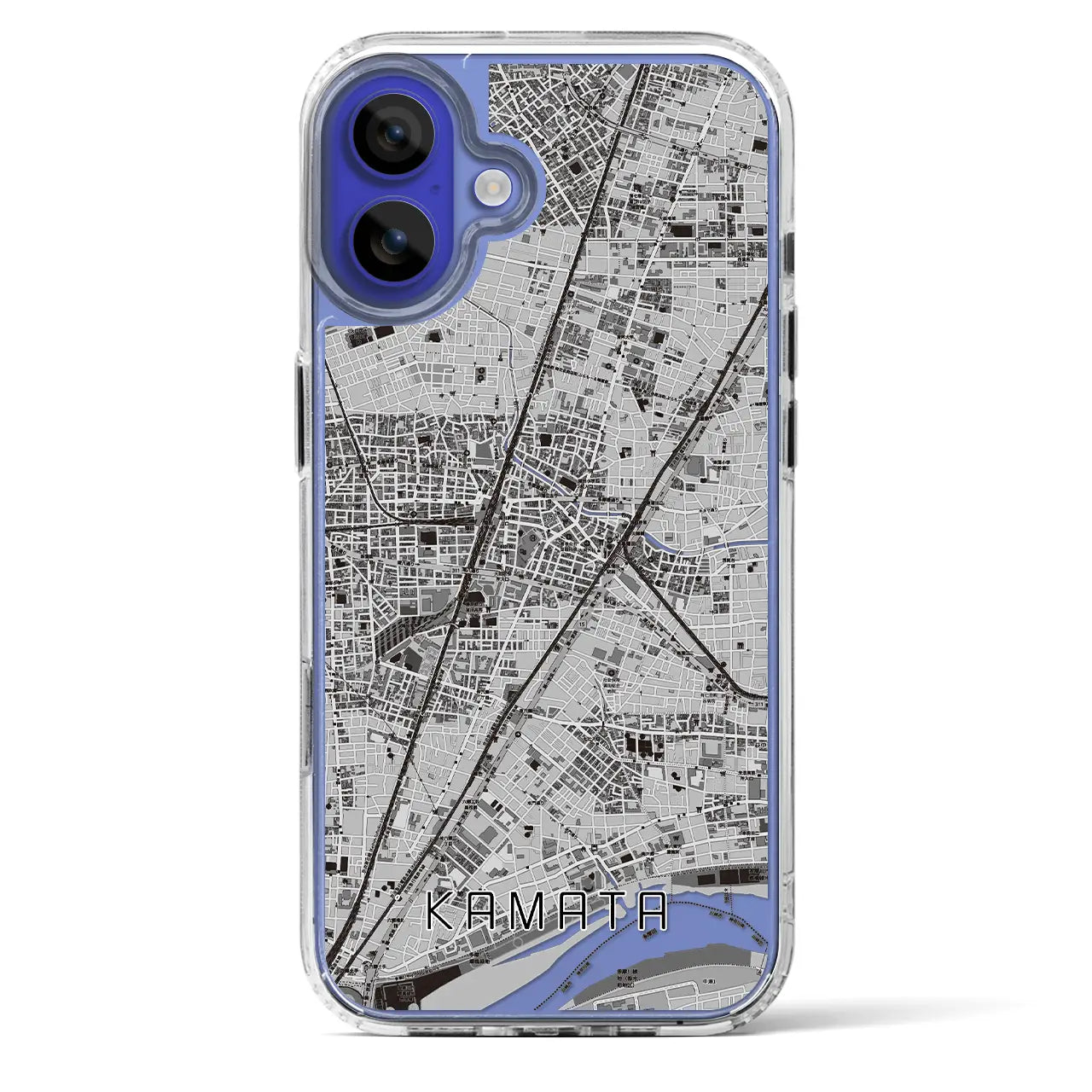 【蒲田（東京都）】地図柄iPhoneケース（MagSafeタイプ）